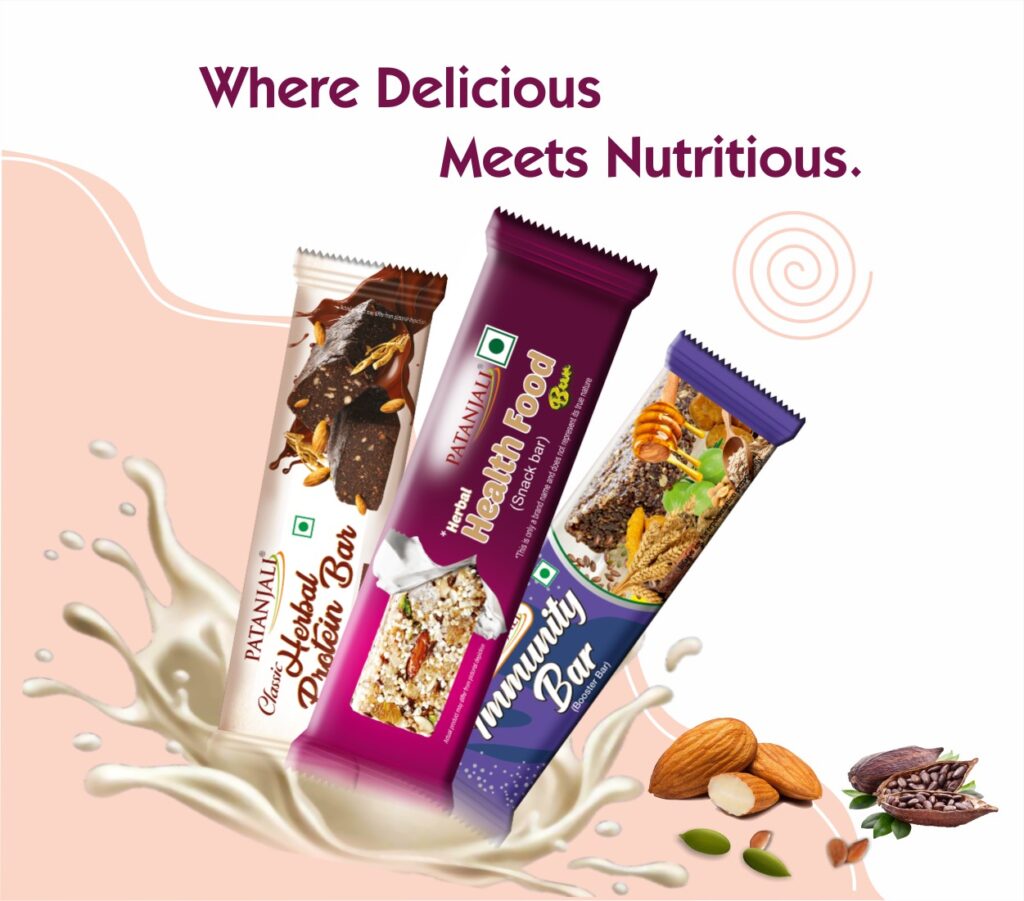 Patanjali snack bars — Where delicious meets nutritious