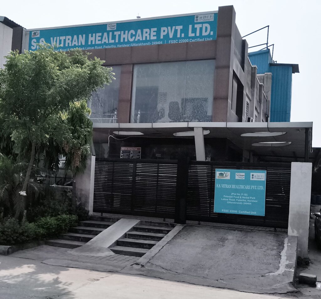 S S Vitran Healthcare manufacturing facility